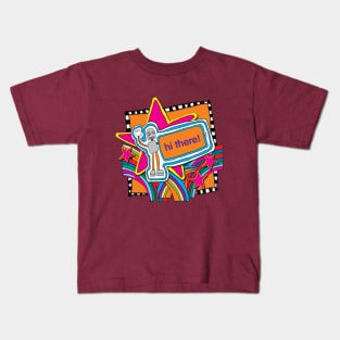 HI THERE! FRIENDLY ROBOT Kids T-Shirt